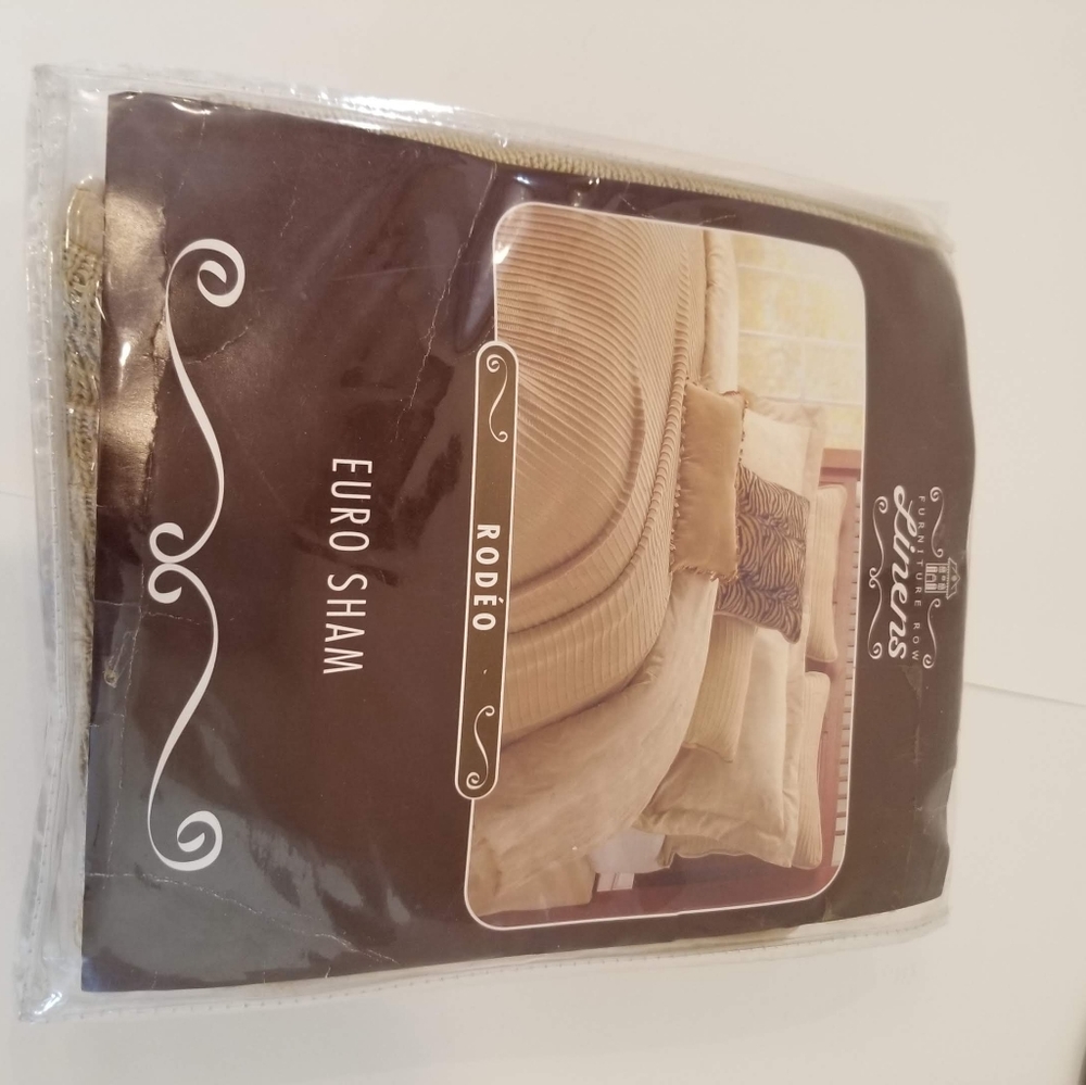 Tan Knit Pillow Sham